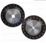 Resin wheel bowl turbo aluminum base for glass bevelling machine.